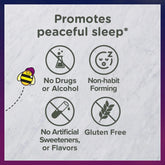 Zarbee’S Children's Sleep Gummies With Melatonin, Drug-Free, Non-Habit Forming, Natural Berry, 34Ct